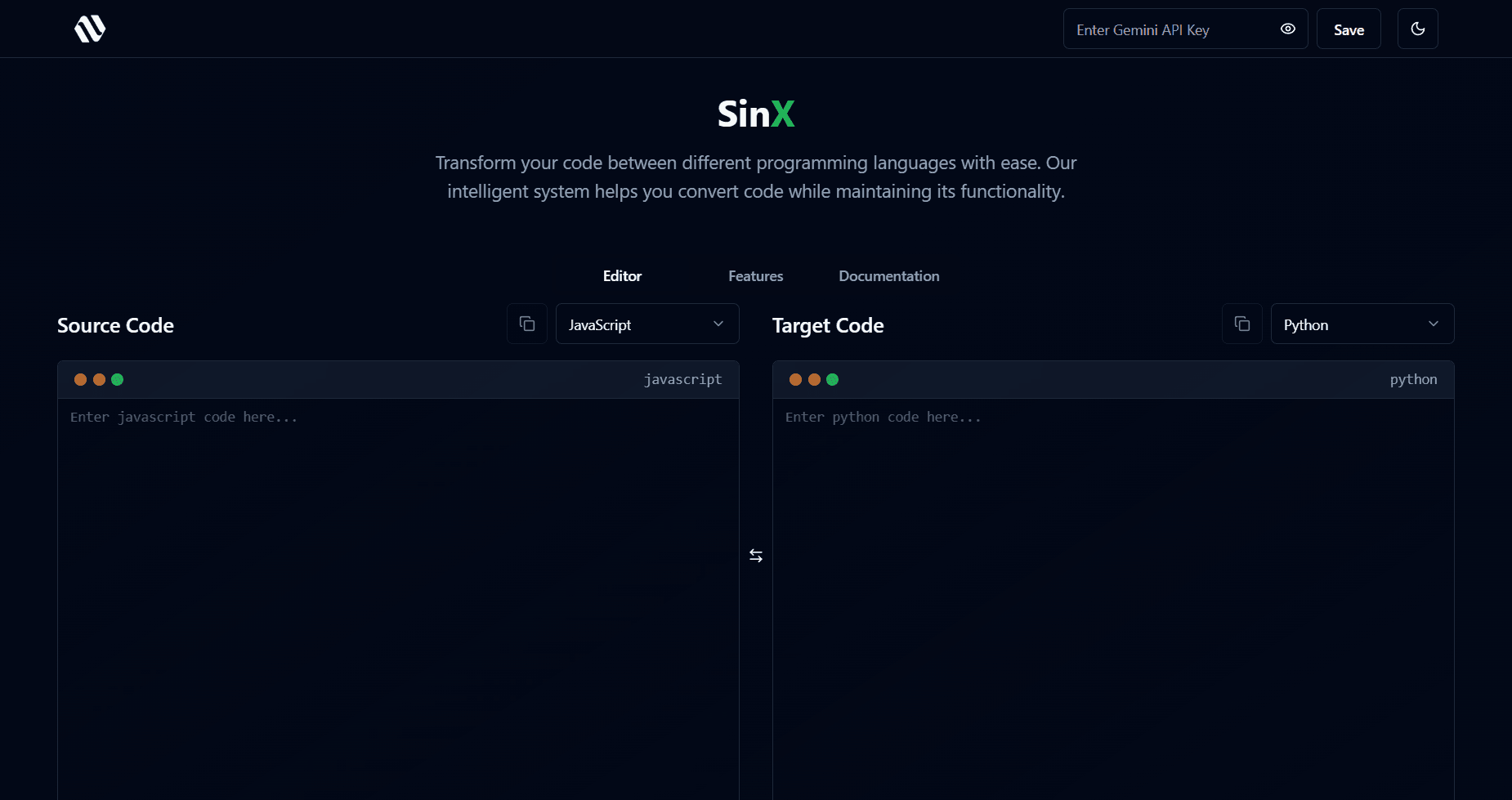 SinX